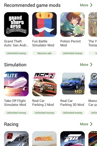HappyMod VIP larger mod apps preview